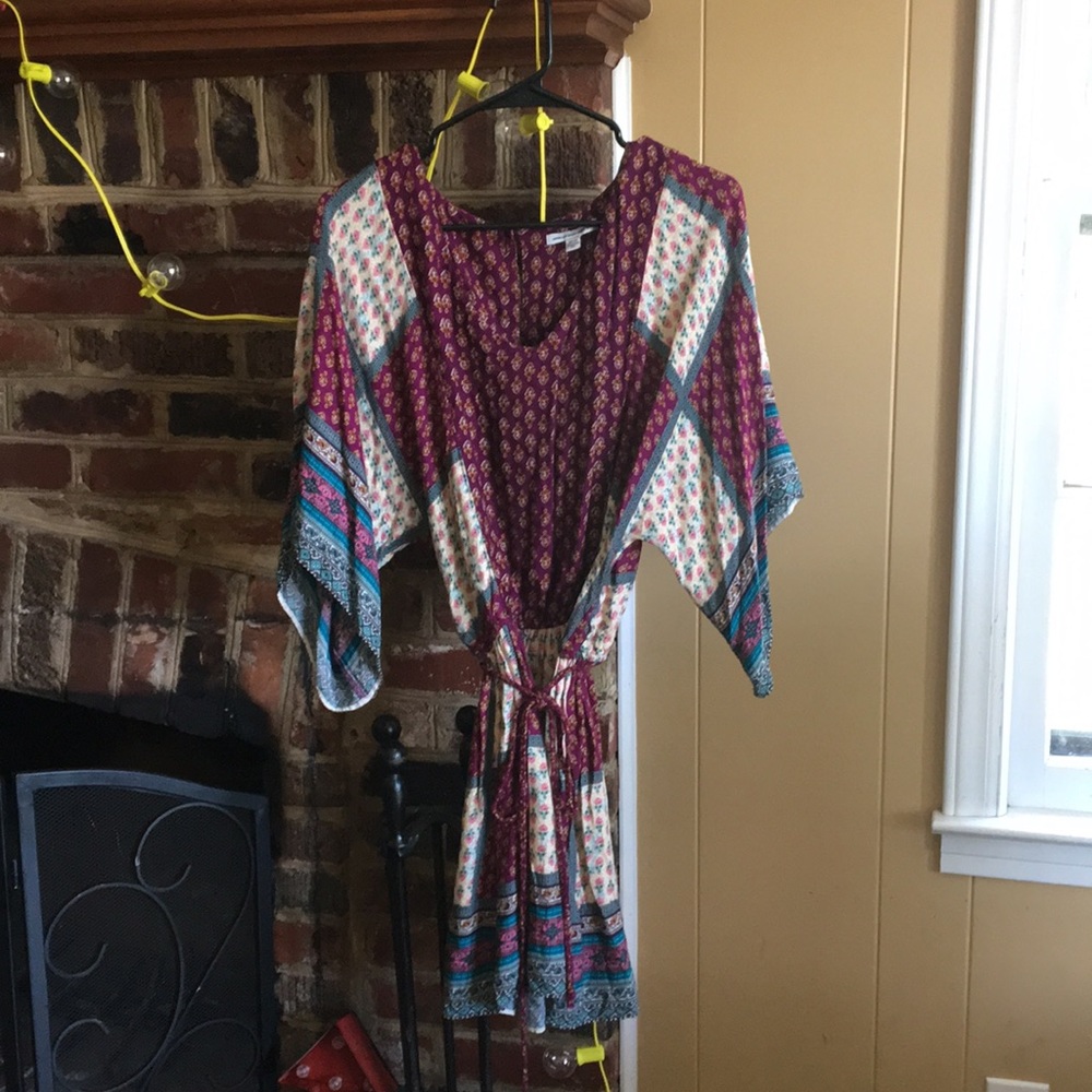Boho belted American Eagle casual dress